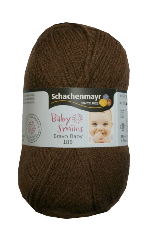 strickgarn-garn-bravo-baby-50g-185m-braun-1011 Strickgarn Garn Bravo Baby 50g 185m braun (1011)