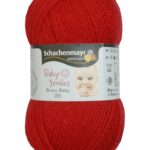 Strickgarn Garn Bravo Baby 50g 185m rot (1030)