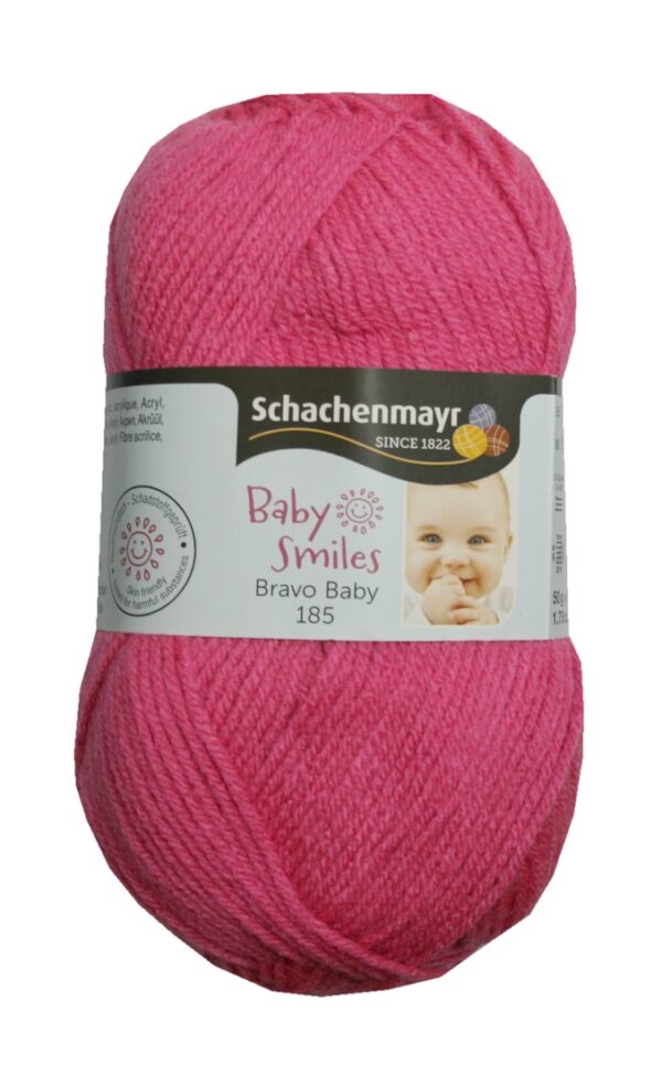 Strickgarn Garn Bravo Baby 50g 185m pink (1036)