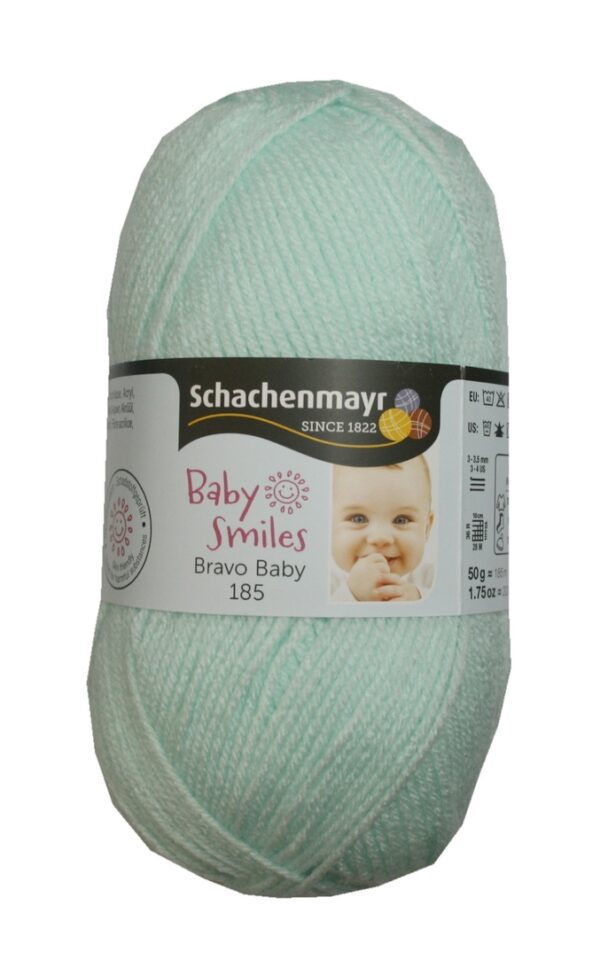 strickgarn-garn-bravo-baby-50g-185m-minze-1066 Strickgarn Garn Bravo Baby 50g 185m minze (1066)