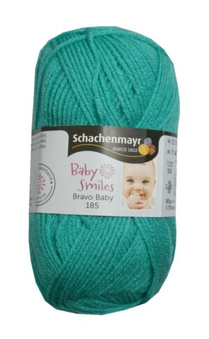 Strickgarn Garn Bravo Baby 50g 185m jade (1070)