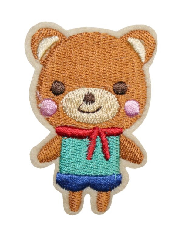 Aufnäher Bügelbild Aufbügler Bär 65x45 mm (1100)