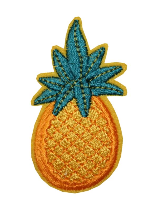 aufnaher-bugelbild-aufbugler-ananas-75x40mm-1008 Aufnäher Bügelbild Aufbügler Ananas 75x40mm (1008)
