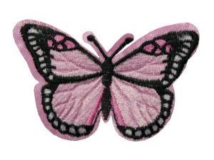 Aufnäher Bügelbild Aufbügler Schmetterling 60x80mm (1015)