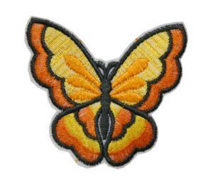 Aufnäher Bügelbild Aufbügler Schmetterling 60x70mm (1017)