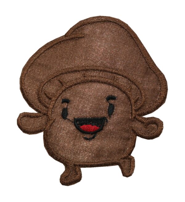 aufnaher-bugelbild-aufbugler-pilz-braun-80x85mm-1075 Aufnäher Bügelbild Aufbügler Pilz braun 80x85mm (1075)