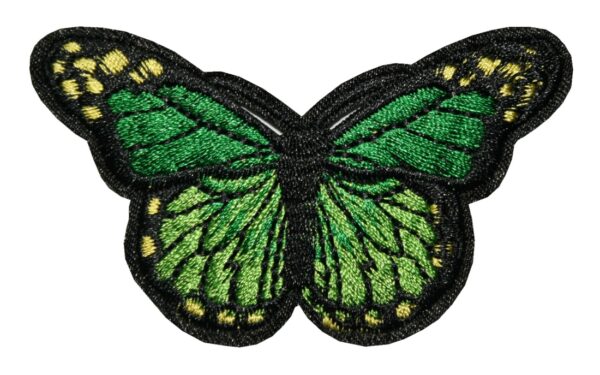 aufnaher-bugelbild-aufbugler-schmetterling-45x70mm-grun-1133 Aufnäher Bügelbild Aufbügler Schmetterling 45x70mm grün (1133)