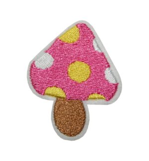 Aufnäher Bügelbild Aufbügler Pilz 55x45 mm (1147)