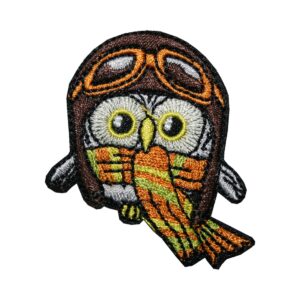 Aufnäher Bügelbild Aufbügler Eule 55x47 mm (1152)