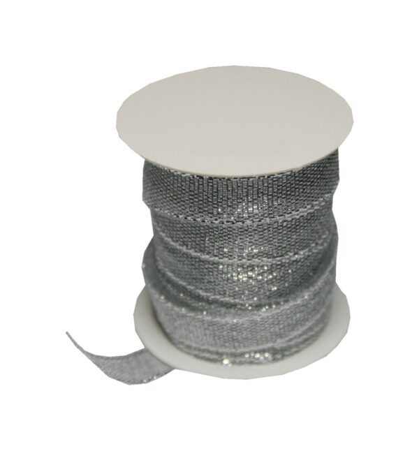 Geschenkband Schleifenband Dekoband silber 3m 10mm (0042)