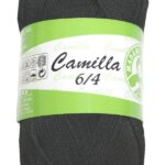 Strickgarn Garn Camilla 100% Baumwolle 50g schwarz (0999)