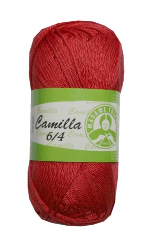 Strickgarn Garn Camilla 100% Baumwolle 50g rot (5319)
