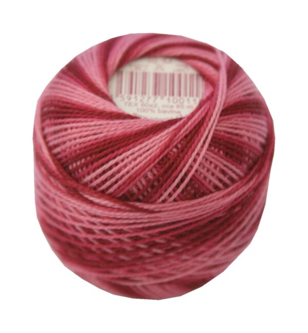 perlovka-kreuzstichgarn-baumwolle-perlgarn-85m-bordeaux-ombre-3538 PERLOVKA Kreuzstichgarn Baumwolle Perlgarn 85m bordeaux ombre (3538)