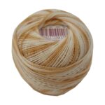 PERLOVKA Kreuzstichgarn Baumwolle Perlgarn 85m sand ombre (7103)