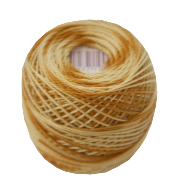 perlovka-kreuzstichgarn-baumwolle-perlgarn-85m-braun-ombre-7126 PERLOVKA Kreuzstichgarn Baumwolle Perlgarn 85m braun ombre (7126)