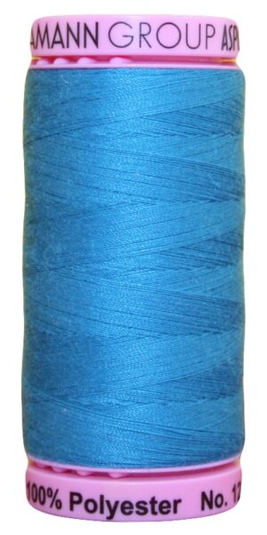 Zwirn 100% Polyester ASPO PES 120 Amann blauer Türkis 500m (1394)