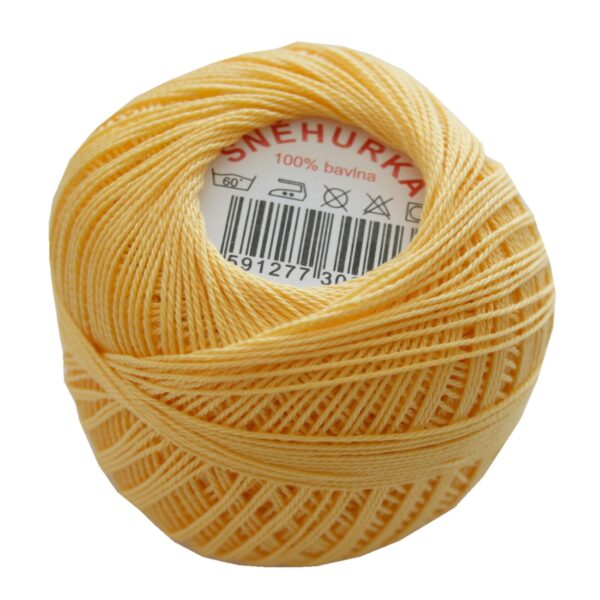 strickgarn-hakelgarn-100-baumwolle-snihurka-200-m-gelb-mandarin-1164 Strickgarn Häkelgarn 100 % Baumwolle SNÌHURKA 200 m gelb mandarin (1164)