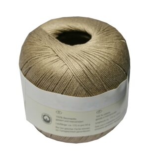 Strickgarn Häkelgarn 100% Baumwolle 50 g ecrue dunkelblau (4820)