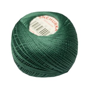 Strickgarn Häkelgarn 100 % Baumwolle SNÌHURKA 200 m grün (6674)