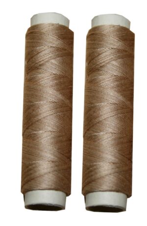 Nähmaschinen Obergarn Nähgarn Baumwolle 100m 2 x 50m beige (1035)