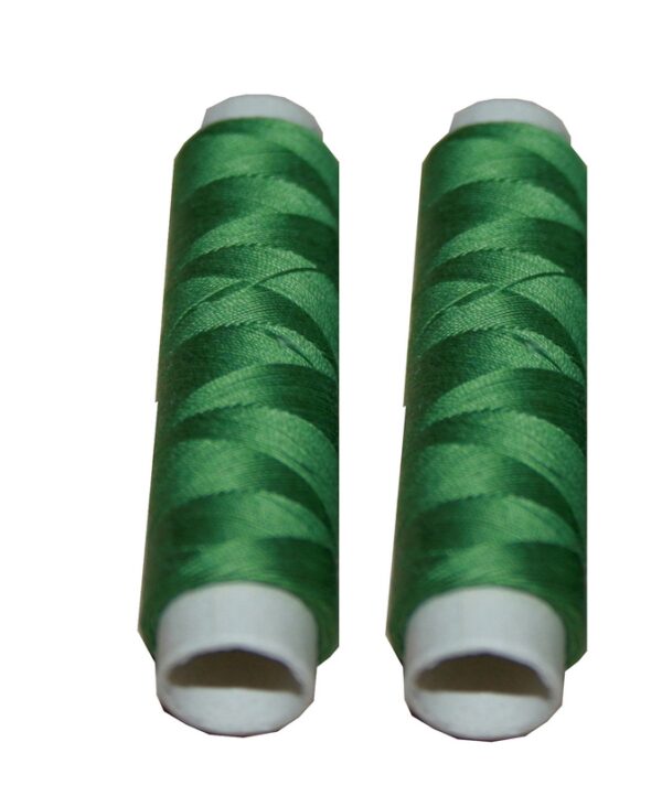 Nähmaschinen Obergarn Nähgarn Baumwolle 100 m 2 x 50m oliv (1048)