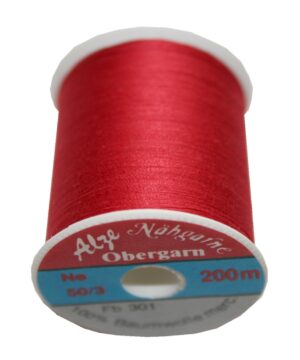 Nähmaschinen Obergarn Baumwolle 50/3 200 m rot (0905)