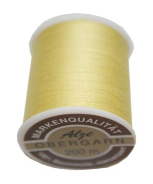 Nähmaschinen Obergarn Baumwolle 50/3 200 m gelb (0909)