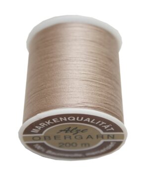 Nähmaschinen Obergarn Baumwolle 50/3 200 m dunkelbeige (0923)
