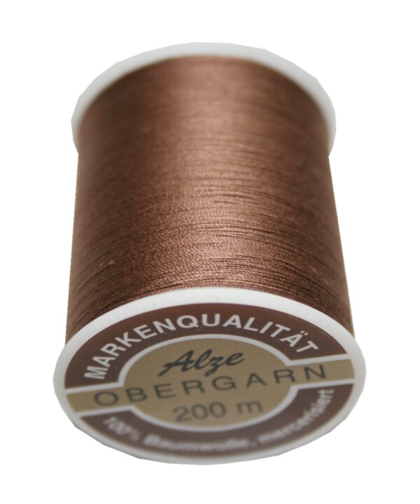 nahmaschinen-obergarn-baumwolle-50-3-200-m-braun-0924 Nähmaschinen Obergarn Baumwolle 50/3 200 m braun (0924)