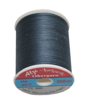 Nähmaschinen Obergarn Baumwolle 50/3 200 m grau anthrazit (0928)