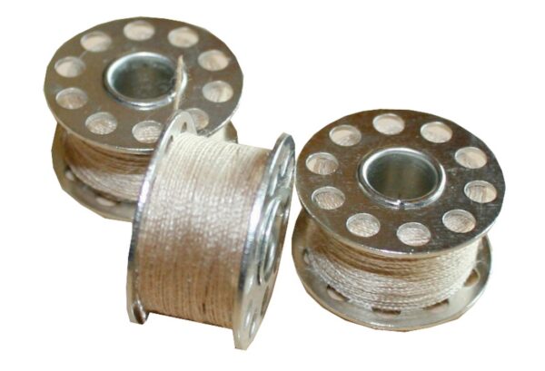 Nähmaschinen Nähgarn 3 x 25 m 75 m Polyester 40/2 beige (1035)