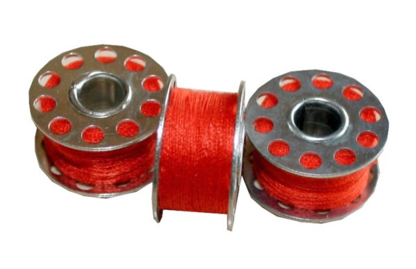 Nähmaschinen Nähgarn 3 x 25 m 75 m Polyester 40/2 rot (1069)