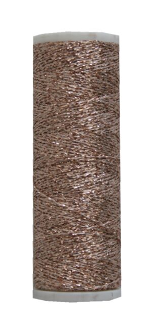 Metallic Stickgarn METALUX Beilauffaden 60 m beige (0337)