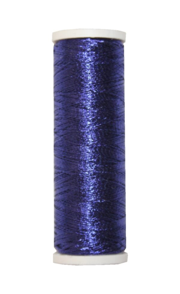 metallic-stickgarn-rexeta-beilauffaden-60m-blau-1303 Metallic Stickgarn REXETA Beilauffaden 60m blau (1303)