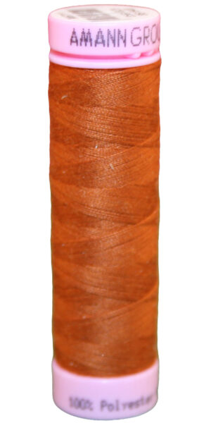 Zwirn 100 % Polyester ASPO PES 120 Amann braunrot 100 m (0163)