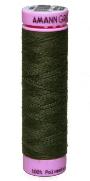 Zwirn 100 % Polyester ASPO PES 120 Amann oliv zedergrün 100 m (0660)