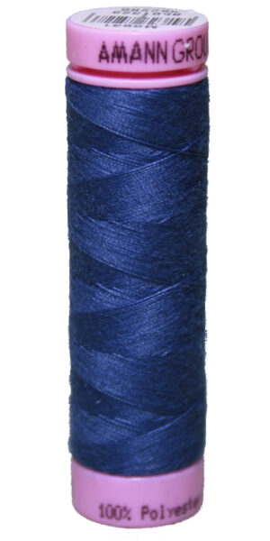 Zwirn 100 % Polyester ASPO PES 120 Amann blau 100 m (0698)