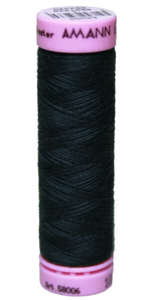 Zwirn 100 % Polyester ASPO PES Amann dunkelgrün schwarz 100 m (0759)