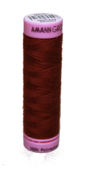 Zwirn 100 % Polyester ASPO PES 120 Amann bordeaux weinrot 100 m (1348)