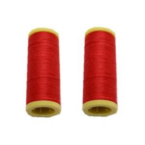 Nähmaschinen Nähgarn 200 m 2 x 100 m Polyester 40/2 rot (0024)