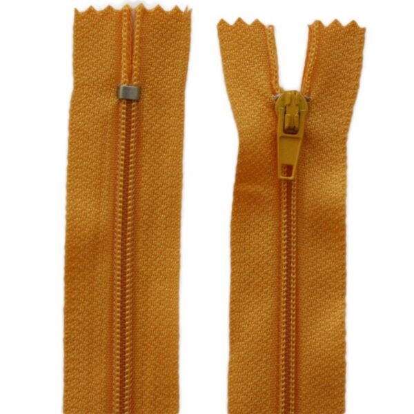 Reißverschluss 20 cm spiralformig nicht trennbar orange mandarin (2013)