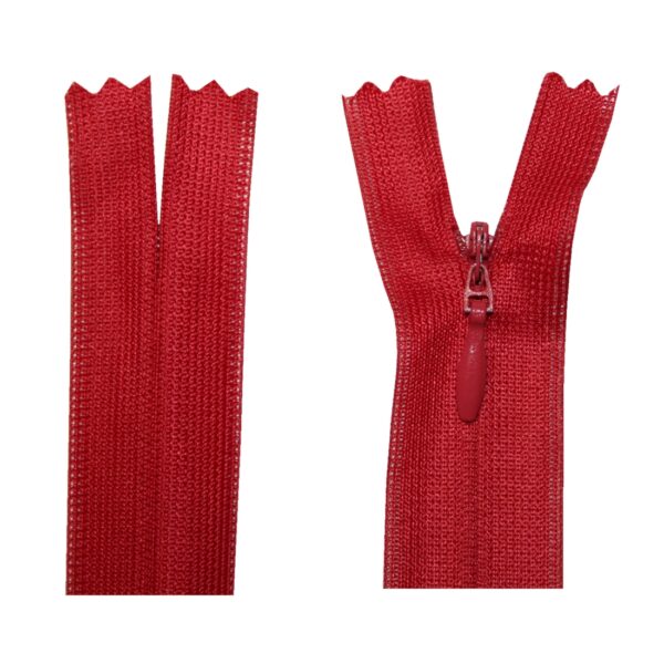 reiszverschluss-30-cm-spiralformig-3-mm-nicht-trennbar-rot-3004 Reißverschluss 30 cm spiralformig 3 mm nicht trennbar rot (3004)