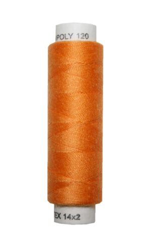 Nähmaschinen Nähgarn 100 m Polyester UNIPOLY 14x2 orange (0176)