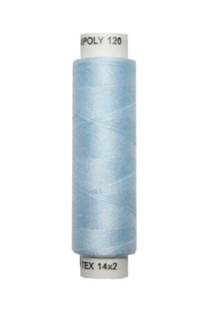 Nähmaschinen Nähgarn 100 m Polyester UNIPOLY 14x2 hellblau (0550)