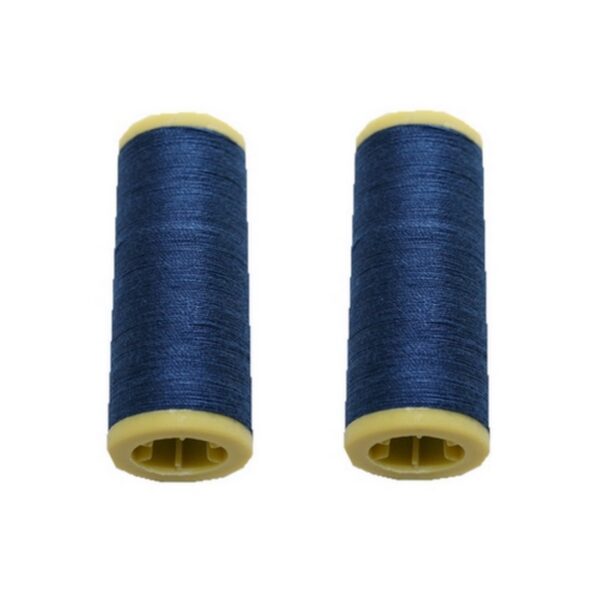 Nähmaschinen Nähgarn 200 m 2 x 100 m Polyester blau marine (0007)