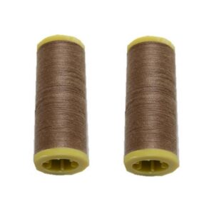 Nähmaschinen Nähgarn 200 m 2 x 100 m Polyester 40/2 braun beige (0020)