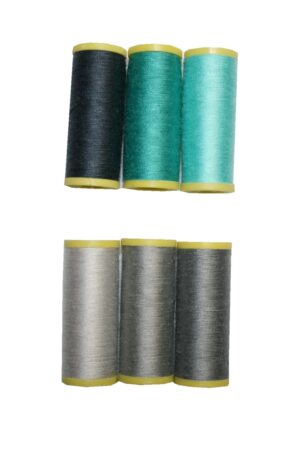 Nähmaschinen Nähgarn 6 Rollen je 100 m Polyester 40/2 (0037)