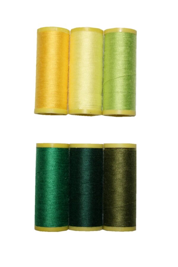 Nähmaschinen Nähgarn 6 Rollen je 100 m Polyester 40/2 (0040)