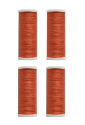 Nähmaschinen Nähgarn 400 m 4 x 100 m Polyester 40/2 braun (1083)