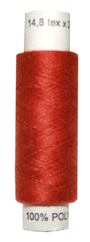 Nähgarn Nähfaden 100 % Polyester 14,8 * 2 100 m braun nougat (1428)